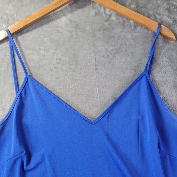 Zac&Rachel Woman Womens Camisole Top XL Blue VNeck Spaghetti Strap Layering Tank - Picture 4 of 9